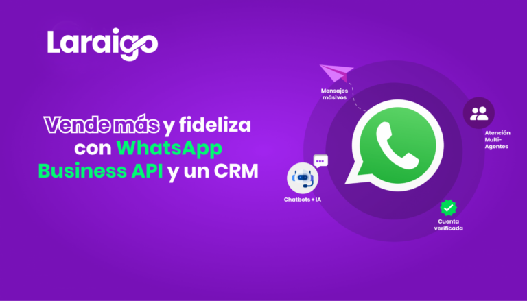Vende más y fideliza con WhatsApp Business API y un CRM